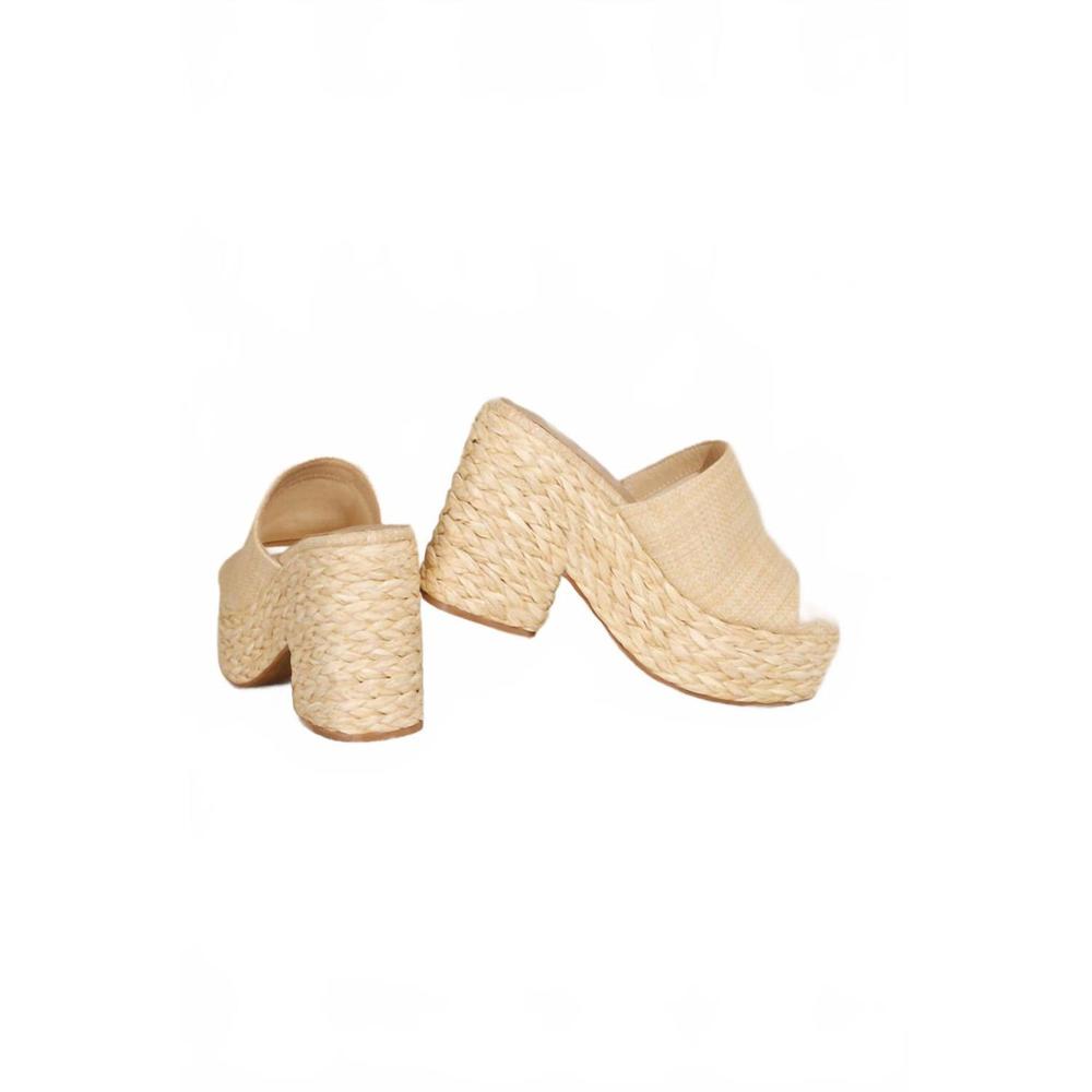 NEW MIIM ashlyn platform sandals in nude - Picture 6 of 6